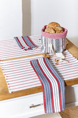 Placemats Canvas Burgundy, Set of 2