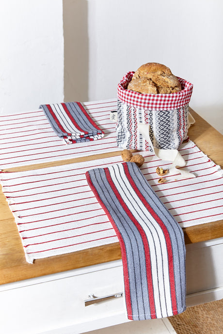 Placemats Canvas Burgundy, Set of 2