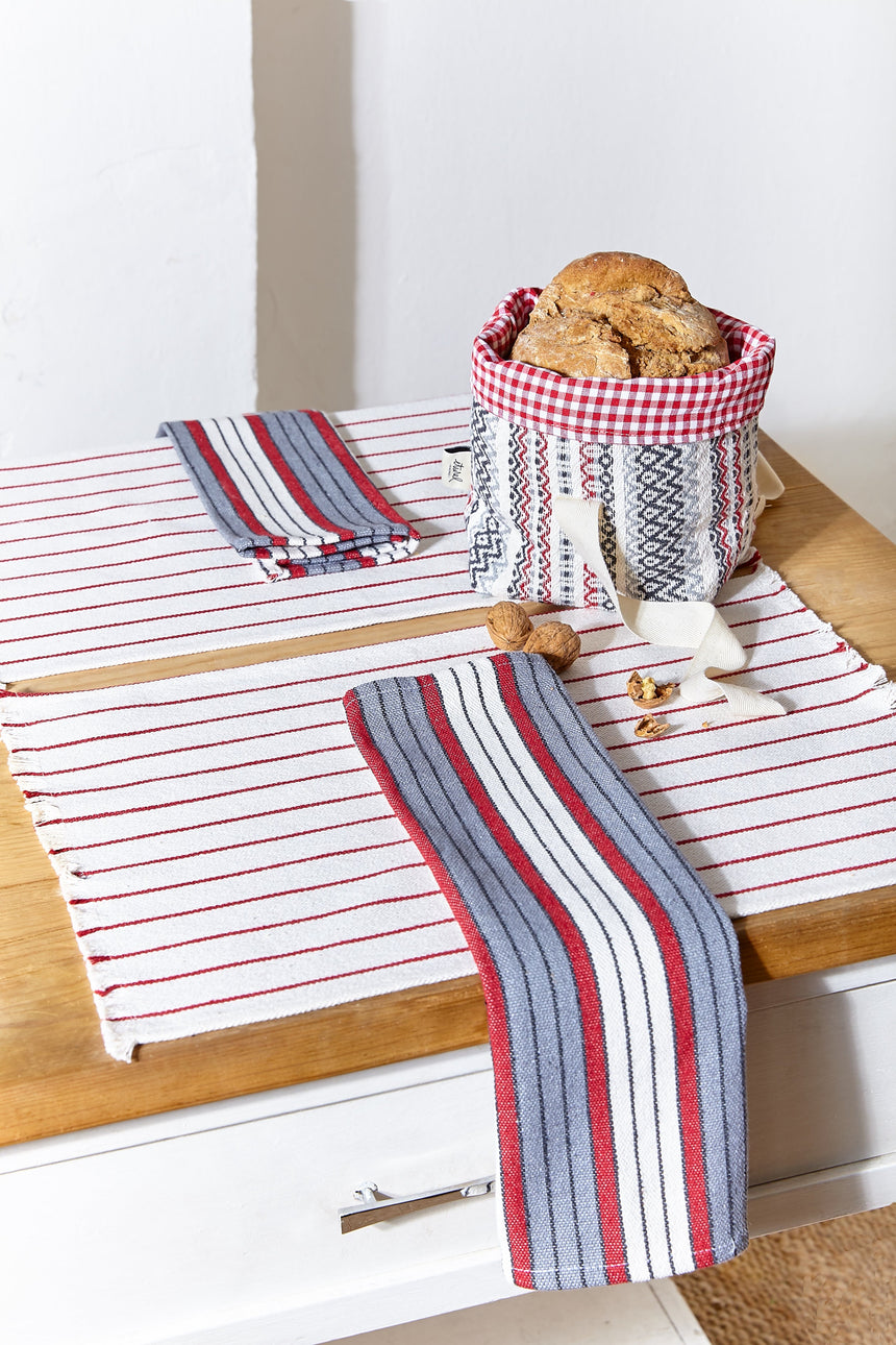 Placemats Canvas Burgundy, Set of 2