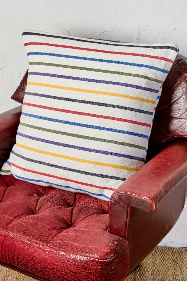 Cushion cover in a mixed-colour Canarian weave, 50 x 50 cm