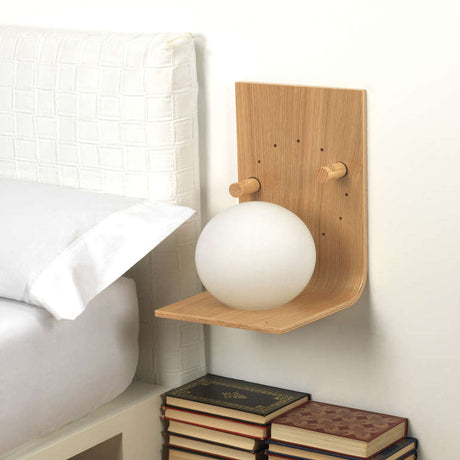 Wall Shelf Brera, Wood Floating Shelf