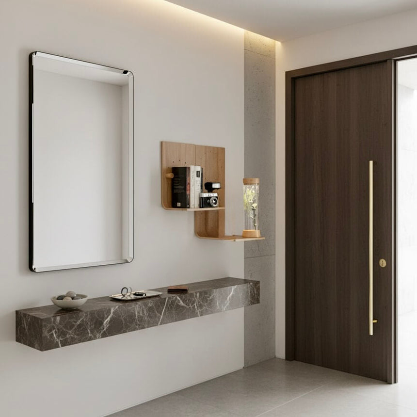 Wall Shelf Brera, Wood Floating Shelf