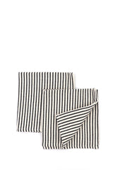 Napkin Loneta Black & White Stripe – Set of 2
