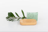 Handmade beech soap dish with draining slots