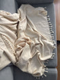 Handwoven cotton throw, 210 x 160 cm