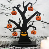 Iron Pumpkin Tree Figure, 16 cm