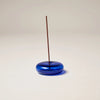 Glass vessel incense stick holder