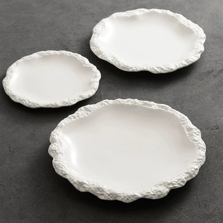 Rock Edge Matte Ceramic Plate