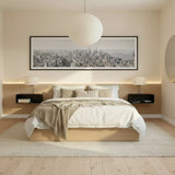 Wall-Mounted Bedside Table COMO – Floating Metal Nightstand