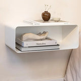 Wall-Mounted Bedside Table COMO – Floating Metal Nightstand