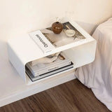 Wall-Mounted Bedside Table COMO – Floating Metal Nightstand