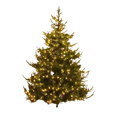 Pre-lit artificial Christmas tree with LED lights