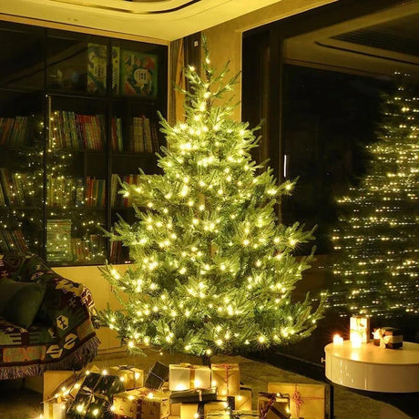 Large Artificial Christmas Tree With Led Lights-1