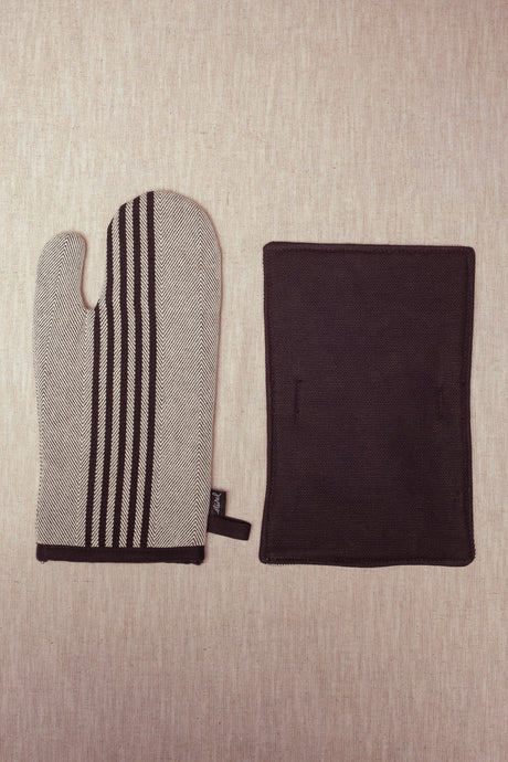 Oven Set Burgos Twill Black