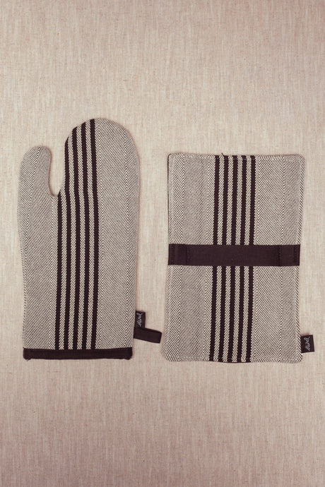 Oven Set Burgos Twill Black