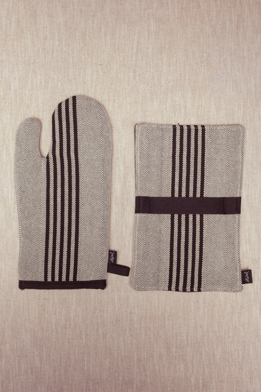 Oven Set Burgos Twill Black