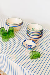 Tablecloth Chain Pattern Blue