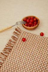 Placemats Birdseye Caramel, Set of 2
