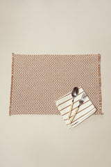 Placemats Birdseye Caramel, Set of 2