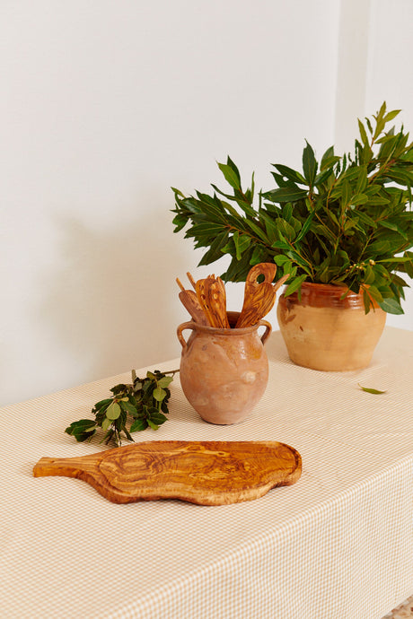 Tablecloth Vichy Check Beige