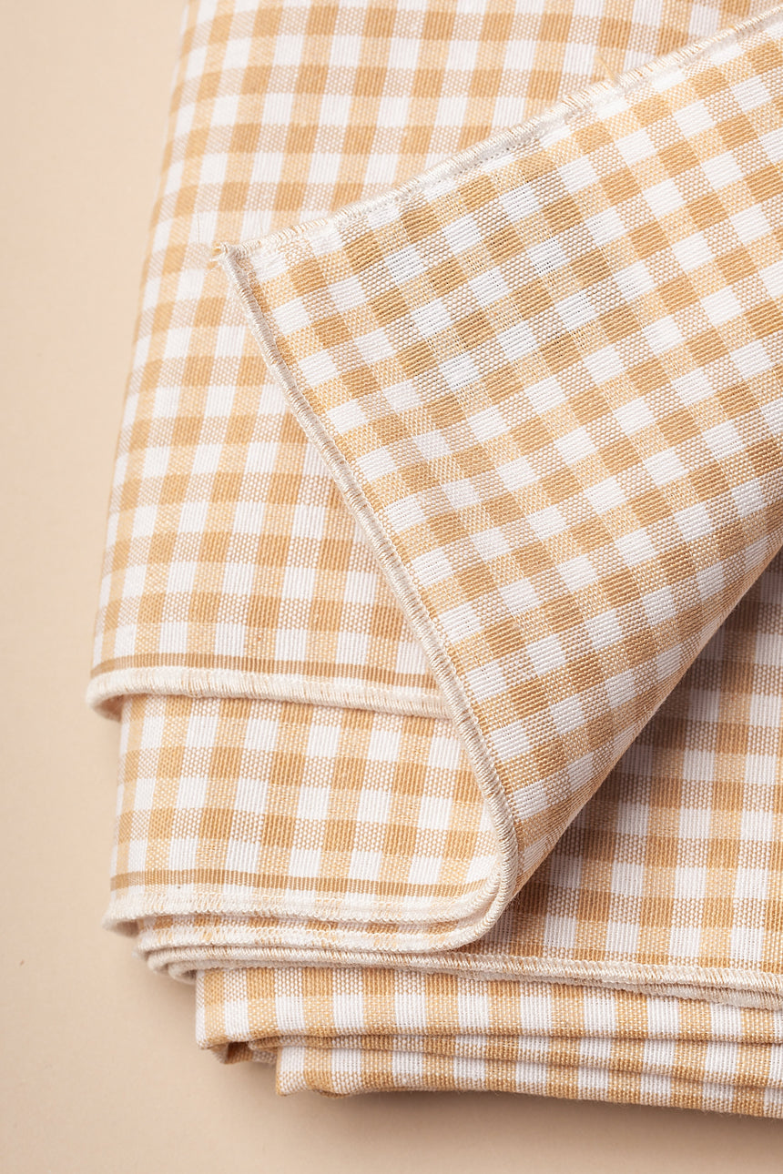 Tablecloth Vichy Check Beige