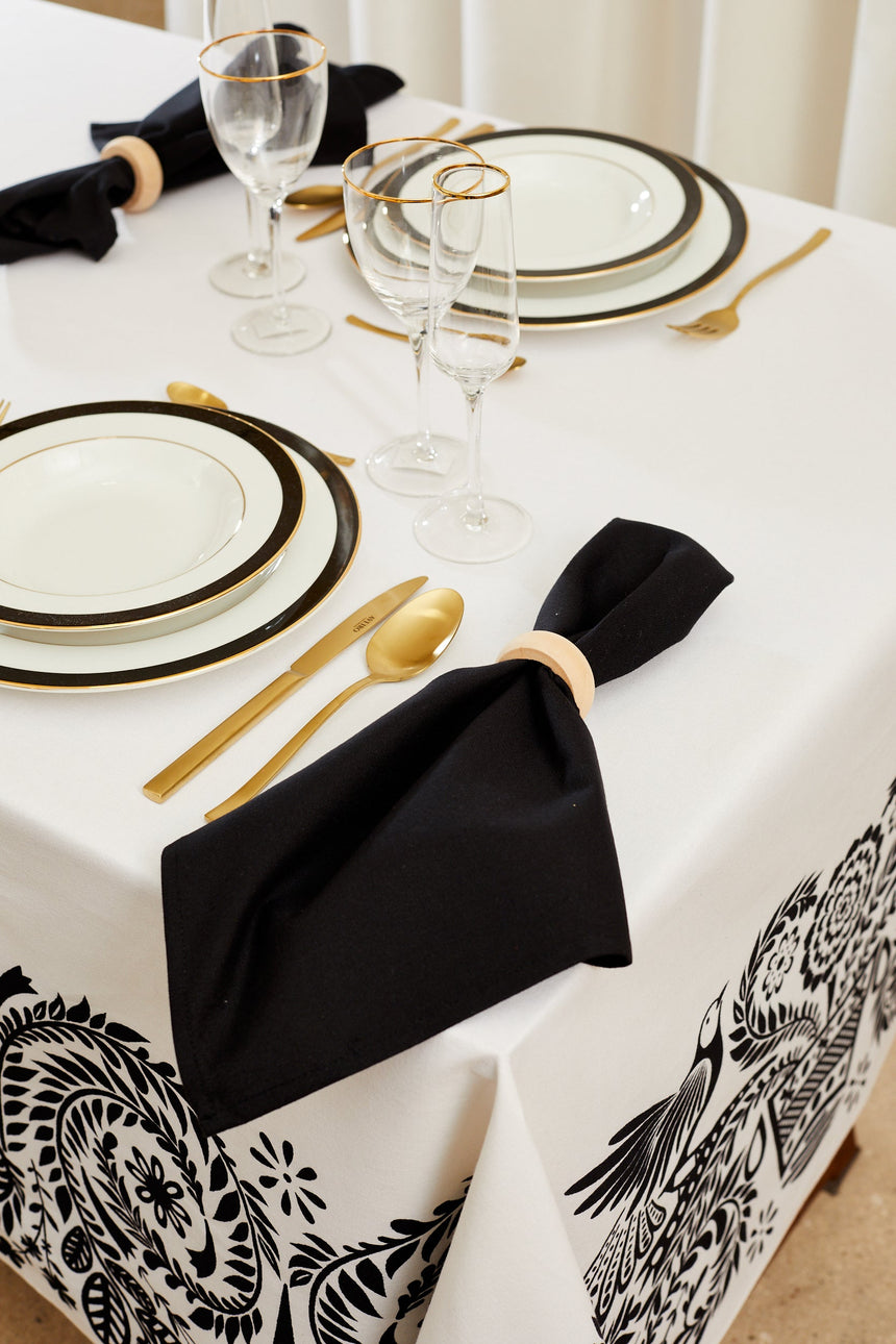 Napkin Loneta Black – Set of 2