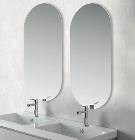 Oval Mirror Polished Edge