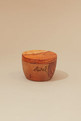 Salt Cellar Olive Wood Magnetic Lid