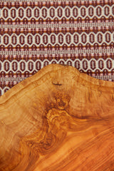 Chopping Board Olive Wood with Handle, Medium
