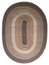 Braided Jute Oval Rug, 271 x 189 cm