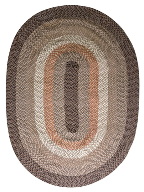 Braided Jute Oval Rug, 271 x 189 cm