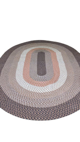 Braided Jute Oval Rug, 271 x 189 cm