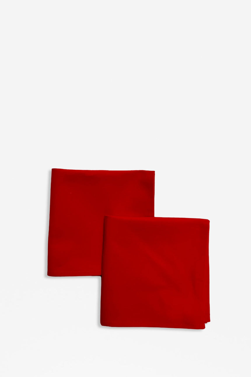 Canvas Napkin, Red, Pack of 2