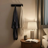 Wall Coat Rack Palermo, Black Metal