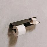 Toilet Roll Holder Berno with Shelf