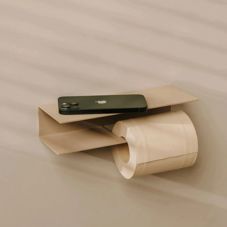 Toilet Roll Holder Berno with Shelf