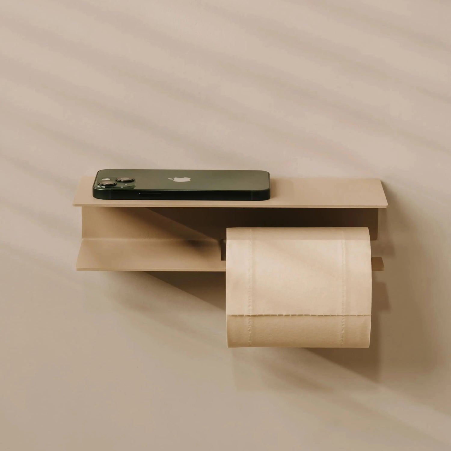 Toilet Roll Holder Berno with Shelf