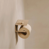 Toilet Roll Holder Berno with Shelf
