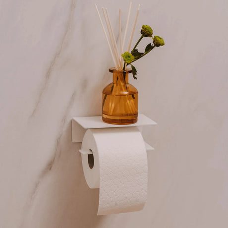 Toilet Roll Holder Berno with Shelf