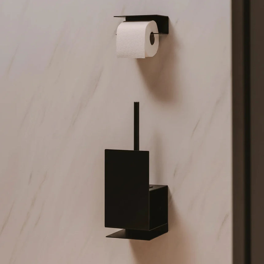 Toilet Roll Holder Berno with Shelf