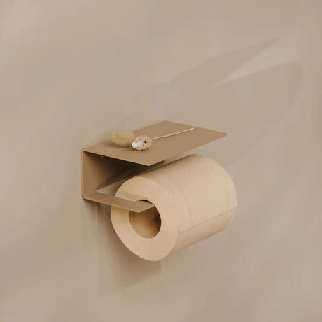 Toilet Roll Holder Berno with Shelf