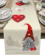 Christmas Linen Table Runner, 200 x 33 cm