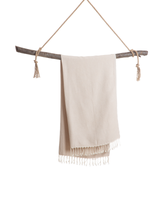 Tovallola turca de hammam Crystal, beix