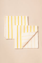 Napkins Chain Yellow, Set of 2