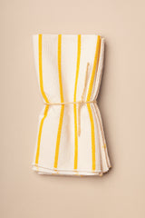 Napkins Chain Yellow, Set of 2