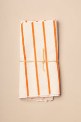 Napkins Chain Orange, Set of 2