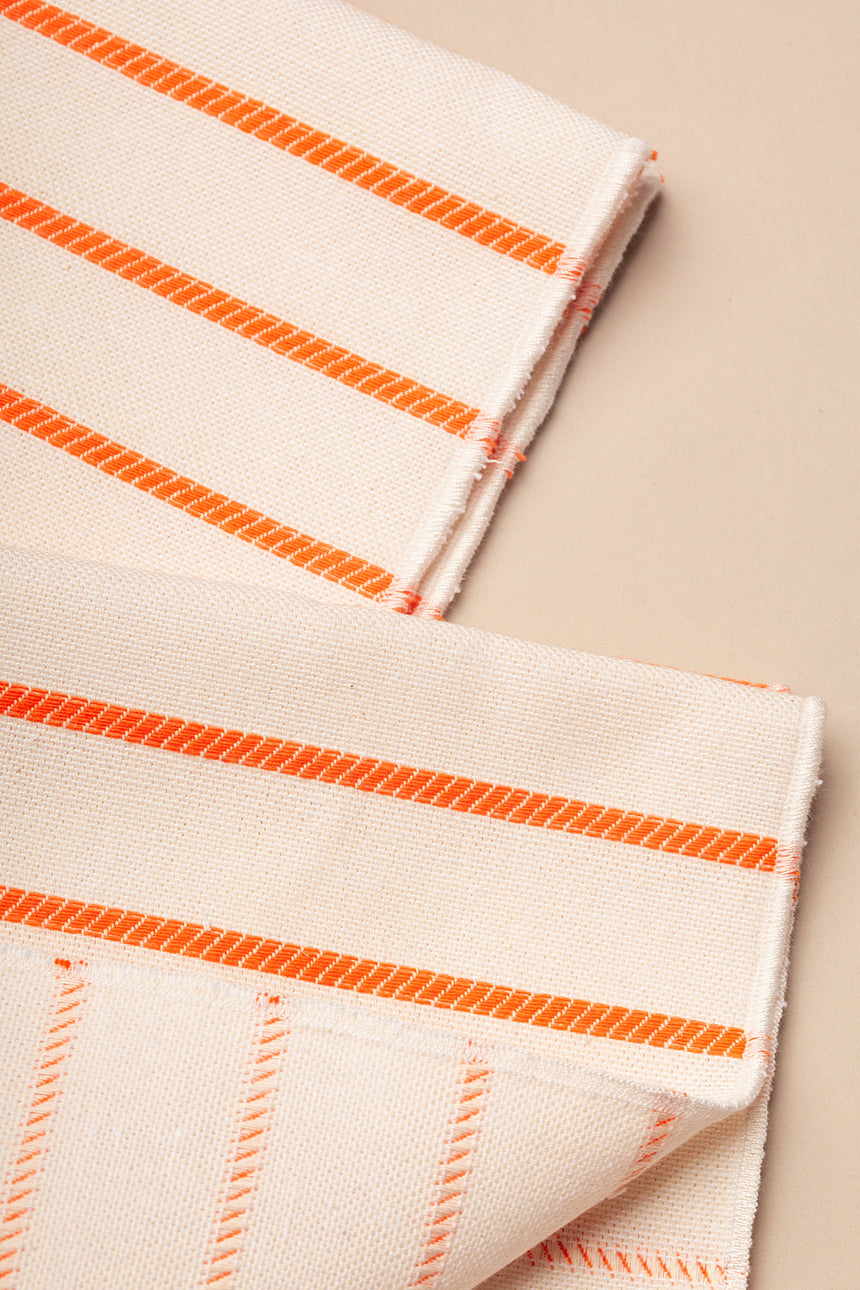 Napkins Chain Orange, Set of 2
