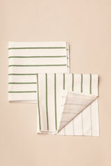 Napkins Chain Green, Set of 2