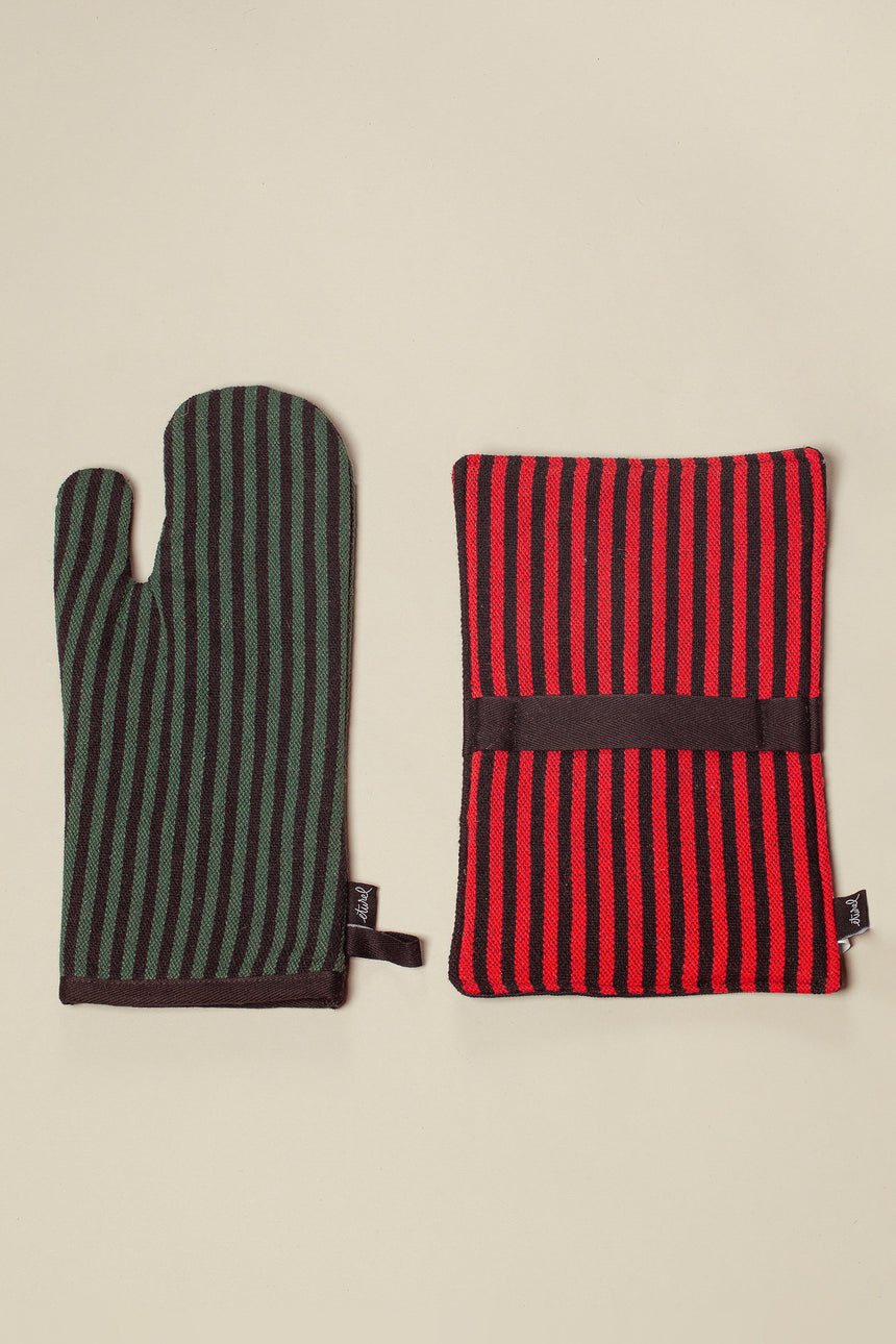Oven Set Loneta Stripe