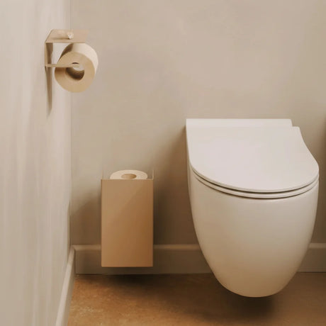 Toilet Roll Holder Berno with Shelf
